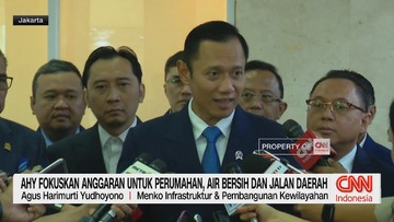 VIDEO: AHY Fokuskan Anggaran untuk Perumahan, Air Bersih, dan Jalan