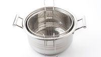 5 Panci Deep Fryer Kecil Multifungsi Stainless Steel Anti Lengket Dan Tahan Karat