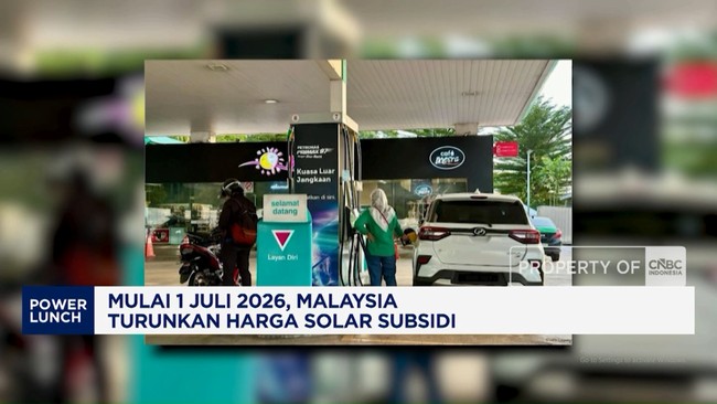 Video: Mulai 1 Juli 2026, Malaysia Turunkan Harga Solar Subsidi