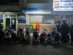 Balap Liar di Duren Sawit Dibubarkan Polisi, 8 Motor Diangkut