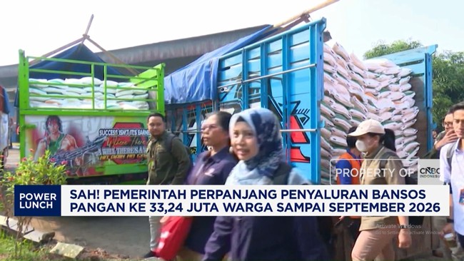 Pemerintah Perpanjang Penyaluran Bansos Pangan Hingga September 2026