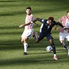 Soccer Football - FIFA World Cup 2026 - Group L - Panama v Croatia - Toronto Stadium, Toronto, Canada - June 23, 2026 Panama's Jose Luis Rodriguez in action with Croatia's Mateo Kovacic and Luka Modric REUTERS/Thomas Mukoya