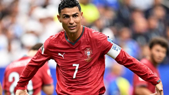 Soccer Football - FIFA World Cup 2026 - Group K - Portugal v Uzbekistan - Houston Stadium, Houston, Texas, U.S. - June 23, 2026 Portugal's Cristiano Ronaldo reacts IMAGN IMAGES via Reuters/Maria Lysaker