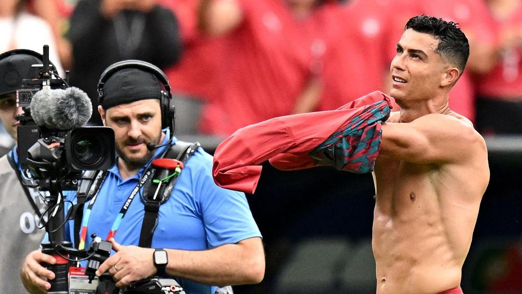 Ronaldo Emosional usai Cetak 2 Gol, Teriak-teriak ke Kamera