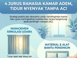 Infografis: 5 Jurus Bikin Kamar Adem Tanpa AC, Tidur Jadi Lebih Nyenyak