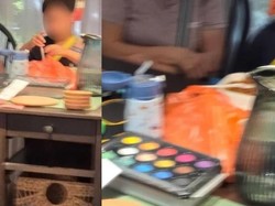 Viral! Bocah Santai Makan di Showroom IKEA, Aksi Neneknya Picu Perdebatan