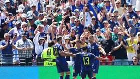 Soccer Football - FIFA World Cup 2026 - Group B - Bosnia and Herzegovina v Qatar - Seattle Stadium, Seattle, Washington, U.S. - June 24, 2026 Bosnia and Herzegovina's Edin Dzeko, Ermedin Demirovic, Ivan Basic and Esmir Bajraktarevic celebrate their s