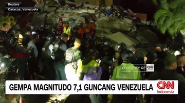 VIDEO: Gempa Dahsyat Guncang Venezuela