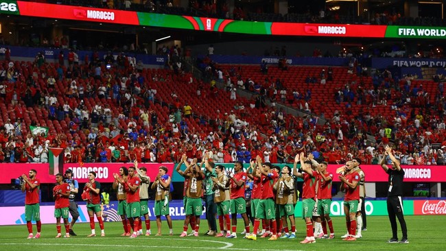 Timnas Maroko lolos ke babak 32 besar usai kalahkan Haiti 4-2 di Piala Dunia 2026.