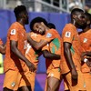 Soccer Football - FIFA World Cup 2026 - Group E - Curacao v Ivory Coast - Philadelphia Stadium, Philadelphia, Pennsylvania, U.S. - June 25, 2026 Ivory Coast's Nicolas Pepe celebrates scoring their second goal with Christopher Operi REUTERS/Pilar Oliv