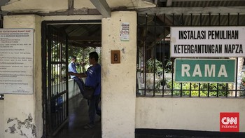 Suasana di Pusat Kesehatan Jiwa Nasional RS Marzoeki Mahdi, Bogor.