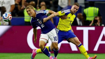 Liputan Olahraga CNN Sport : Hasil Piala Dunia 2026: Berbalas Gol, Jepang vs Swedia Berakhir Seri