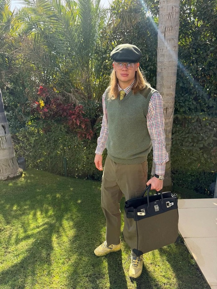 Koleksi tas Hermes Erling Haaland. Banyak Birkin langka.