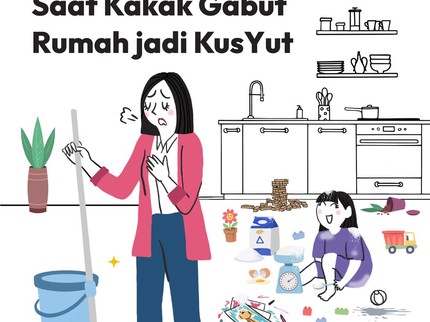 Saat Kakak Gabut Rumah jadi KusYut