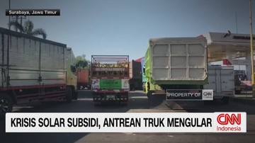 VIDEO: Krisis Solar Subsidi, Antrean Truk Mengular