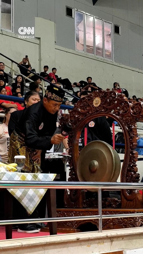 CNN Indonesia dan Pengurus Besar Ikatan Pencak Silat Indonesia (PB IPSI) membuka Kejuaraan Pencak Silat Piala Presiden 2026,  di Padepokan Pencak Silat, Taman Mini Indonesia Indah (TMII), Jakarta Timur, Jumat (25/6).