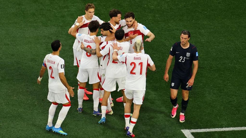 Hasil Babak I Piala Dunia 2026: 3 Gol Lahir, Turki Ungguli AS