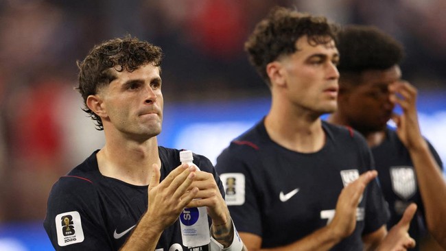 Soccer Football - FIFA World Cup 2026 - Group D - Turkey v United States - Los Angeles Stadium, Inglewood, California, U.S. - June 25, 2026 Christian Pulisic of the U.S. reacts after the match IMAGN IMAGES via Reuters/Kiyoshi Mio     TPX IMAGES OF TH