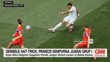 VIDEO: Dembele Hat-Trick, Perancis Sempurna Juarai Grup I