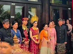 Didampingi Prananda Prabowo, Megawati Hadiri Pawiwahan Putri Giri Prasta