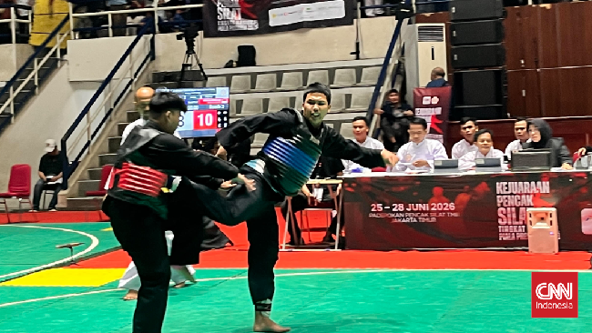 Kejuaraan Pencak Silat Tingkat Nasional Piala Presiden 2026 berlangsung sengit pada Sabtu (27/6).