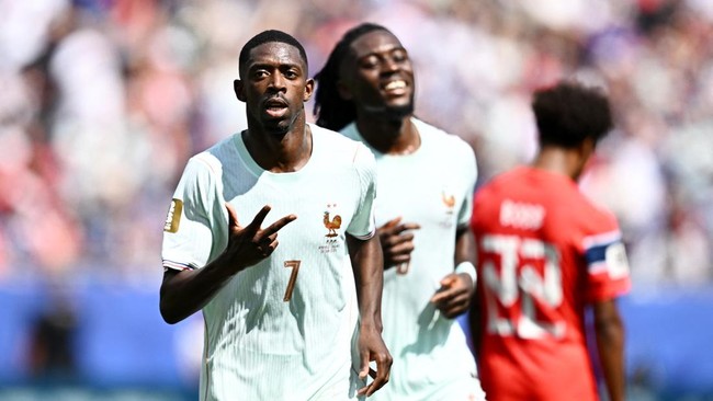 Hattrick Ousmane Dembele bawa Prancis menang 4-1 atas Norwegia di Piala Dunia 2026.