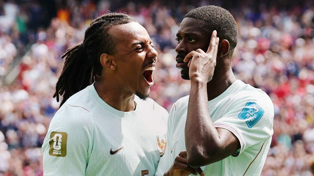 FOTO: Habis Mbappe Terbitlah Dembele, Prancis Bikin Norwegia Memble