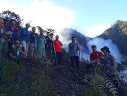 66 Hektare Bukit Pal Jepang di Lombok Timur Terbakar, Api Belum Padam