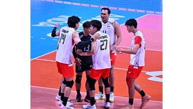 Timnas Voli Indonesia mengalahkan India 3-2 pada babak semifinal AVC Men's Volleyball Cup 2026. (Dok. Volleyball World