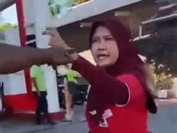 Viral Petugas SPBU Wanita di Parepare Cekcok dan Serang Sopir Truk Antre BBM