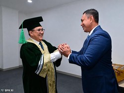 Momen Dirut BULOG Hadiri Pengukuhan Profesor Kehormatan Anggota BPK RI