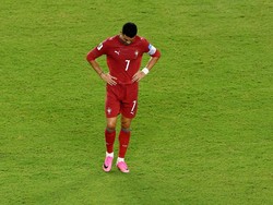 Soccer Football - FIFA World Cup 2026 - Group K - Colombia v Portugal - Miami Stadium, Miami Gardens, Florida, U.S. - June 27, 2026 Portugal's Cristiano Ronaldo reacts REUTERS/Amanda Perobelli     TPX IMAGES OF THE DAY