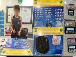 Pria di Muba Ditangkap, Polisi Sita 98 Paket Sabu hingga Ekstasi Bentuk Tulang