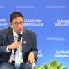 Menteri Keuangan Purbaya Yudhi Sadewa dalam Konvensi Sains, Teknologi, dan Industri Indonesia 2026 di Jakarta Convention Center, Minggu (28/6).