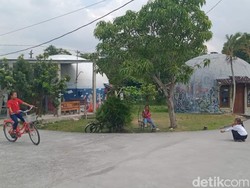 Penampakan Dome Teletubbies, Permukiman Unik Tahan Gempa di Sleman