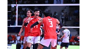 Timnas Voli Indonesia mengalahkan Korea Selatan pada final AVC Men's Cup 2026.  (Dok. Volleyball World)