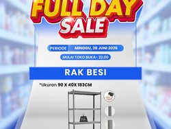 Rak Besi Banting Harga di Transmart Full Day Sale, Serbu!