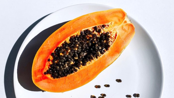 Buah pepaya. Pepaya baik untuk kulit dan pencernaan