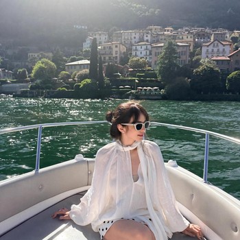 6 Gaya Liburan Enzy Storia di Italia, Pancarkan Pesona European Summer