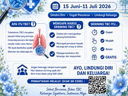HKG PKK-HUT Dekranas 2026 Dorong Partisipasi Warga untuk Skrining Mandiri TBC