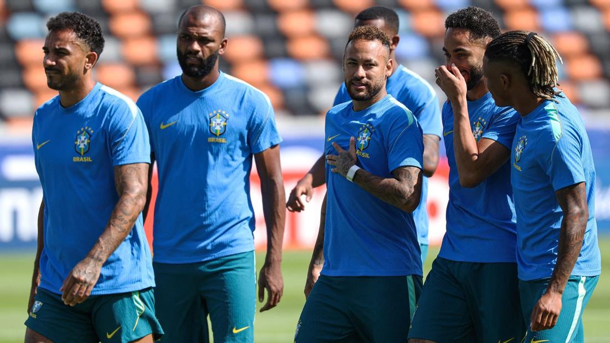 Latihan Skuad Brazil Jelang Lawan Jepang di 32 Besar Piala Dunia 2026