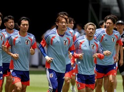 Latihan Skuad Jepang Jelang Lawan Brazil di 32 Besar Piala Dunia 2026
