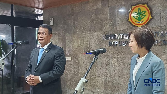 Kedatangan Menteri Singapura, Amran Tawarkan Beras RI 10.000 Ton
