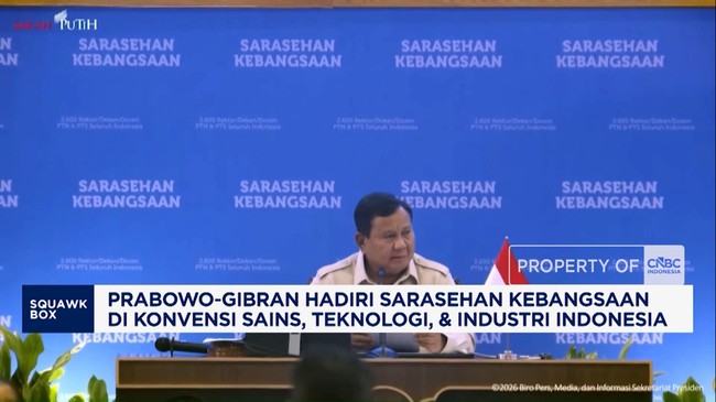 Video: Prabowo-Gibran Hadiri Sarasehan Kebangsaan di KSTI