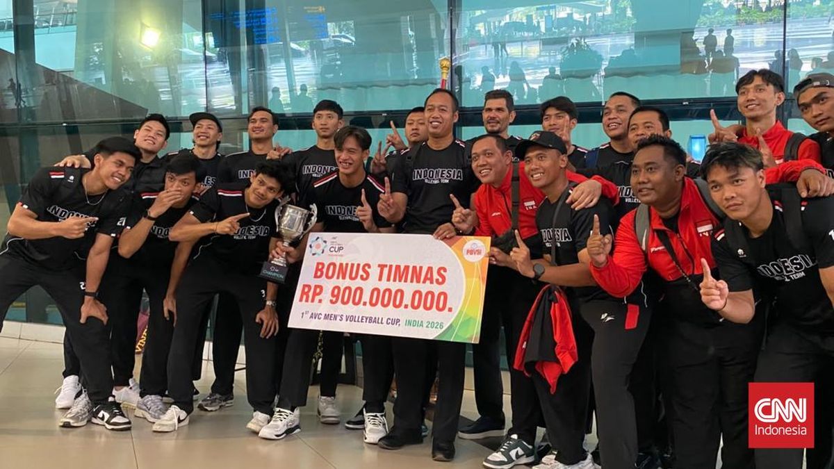 Timnas Voli Indonesia Raih Bonus Rp900 Juta usai Juara AVC Men's Cup