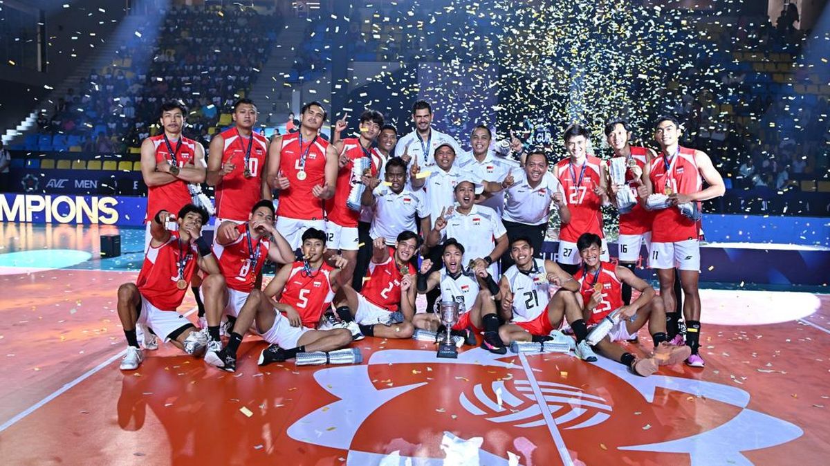 Alasan Timnas Voli Indonesia Tidak Diarak usai Juara AVC Cup 2026