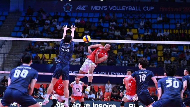 Timnas Voli Putra Indonesia vs Korea Selatan juara AVC Men's Cup 2026. (Asian Volley Ball)