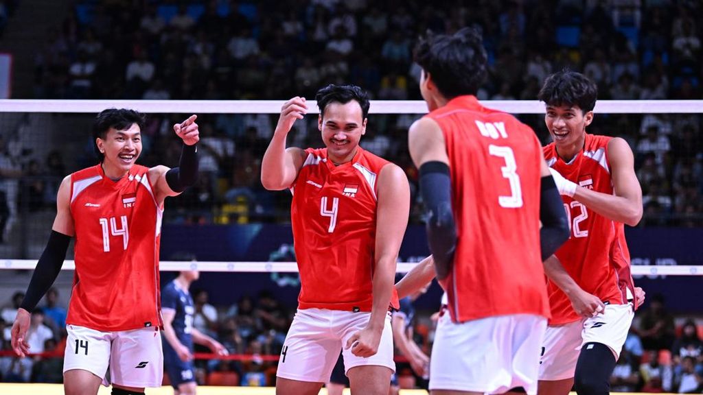 Hasil Uji Coba: Timnas Voli Indonesia Lumat Kamboja 3-0