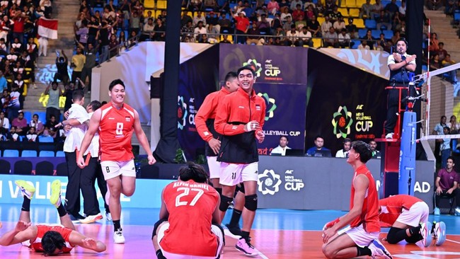 Timnas Voli Putra Indonesia vs Korea Selatan juara AVC Men's Cup 2026. (Asian Volley Ball)