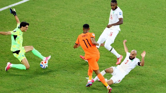Belanda vs Maroko